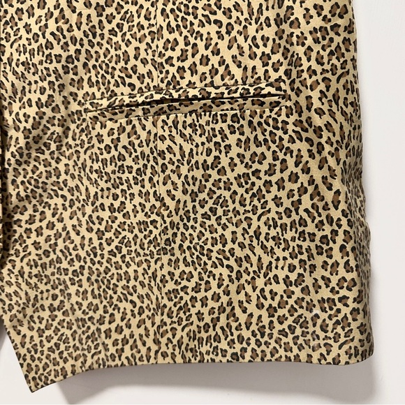 Vintage Glory Anne Pinkerton Cheetah Print Silk Beige Vest Women’s Size Large - Picture 8 of 16